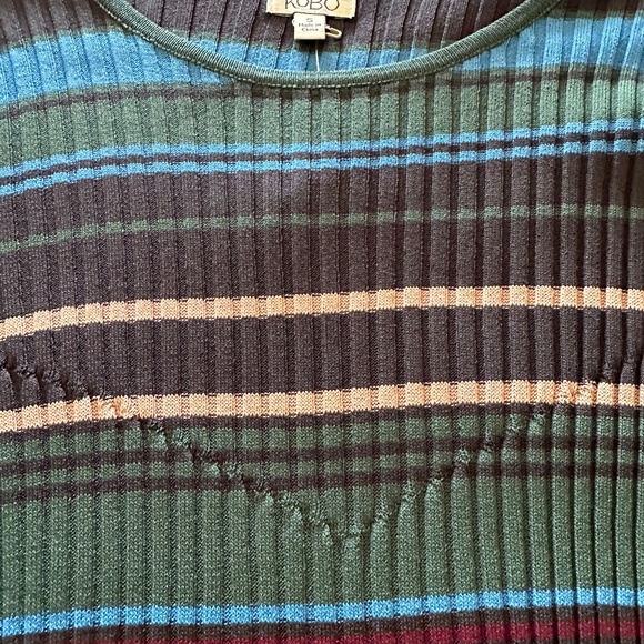 NWT Fun Striped and Ruffled Sweater - Picture 8 of 11